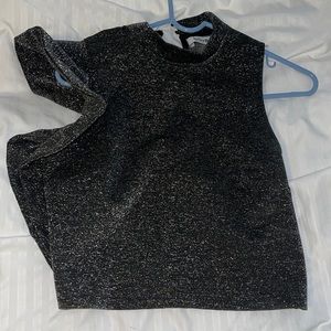 DO+BE Grey Shine Top